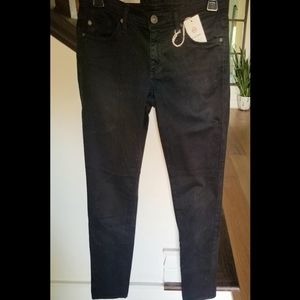 AG Denim The Stevie Slim Straight Ankle Jeans